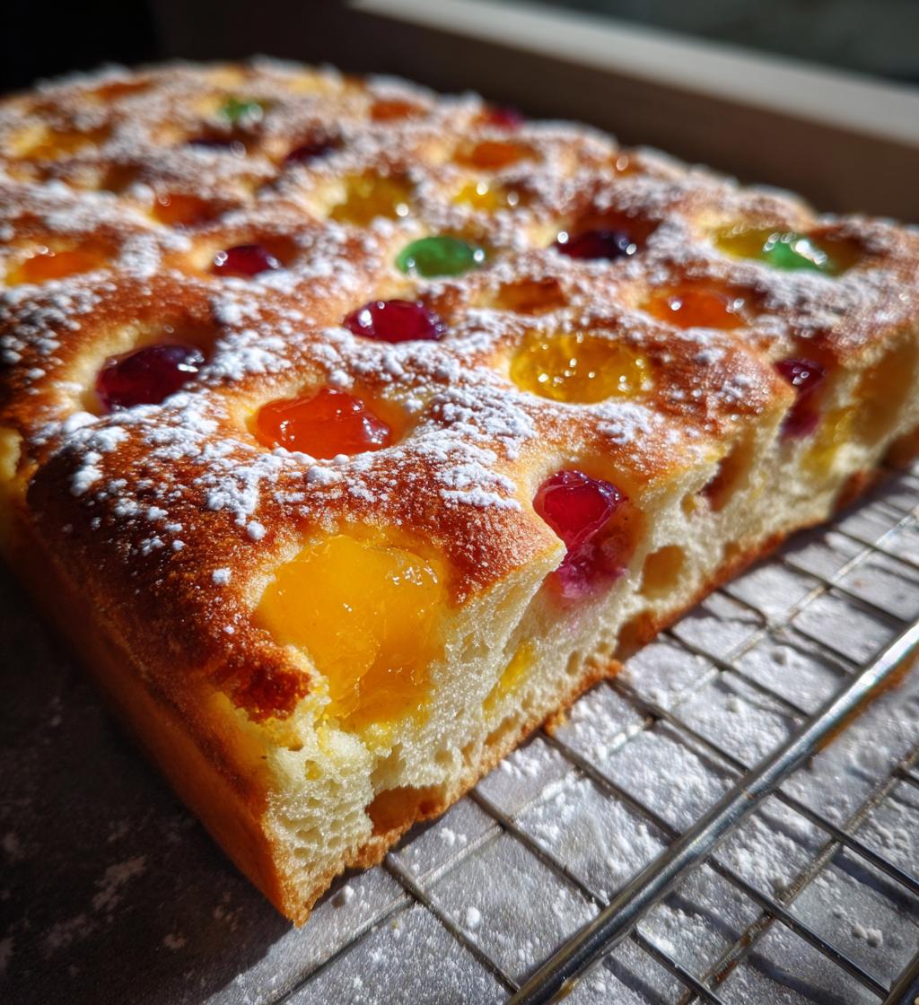 Quick Jam Donut Focaccia - detail 1