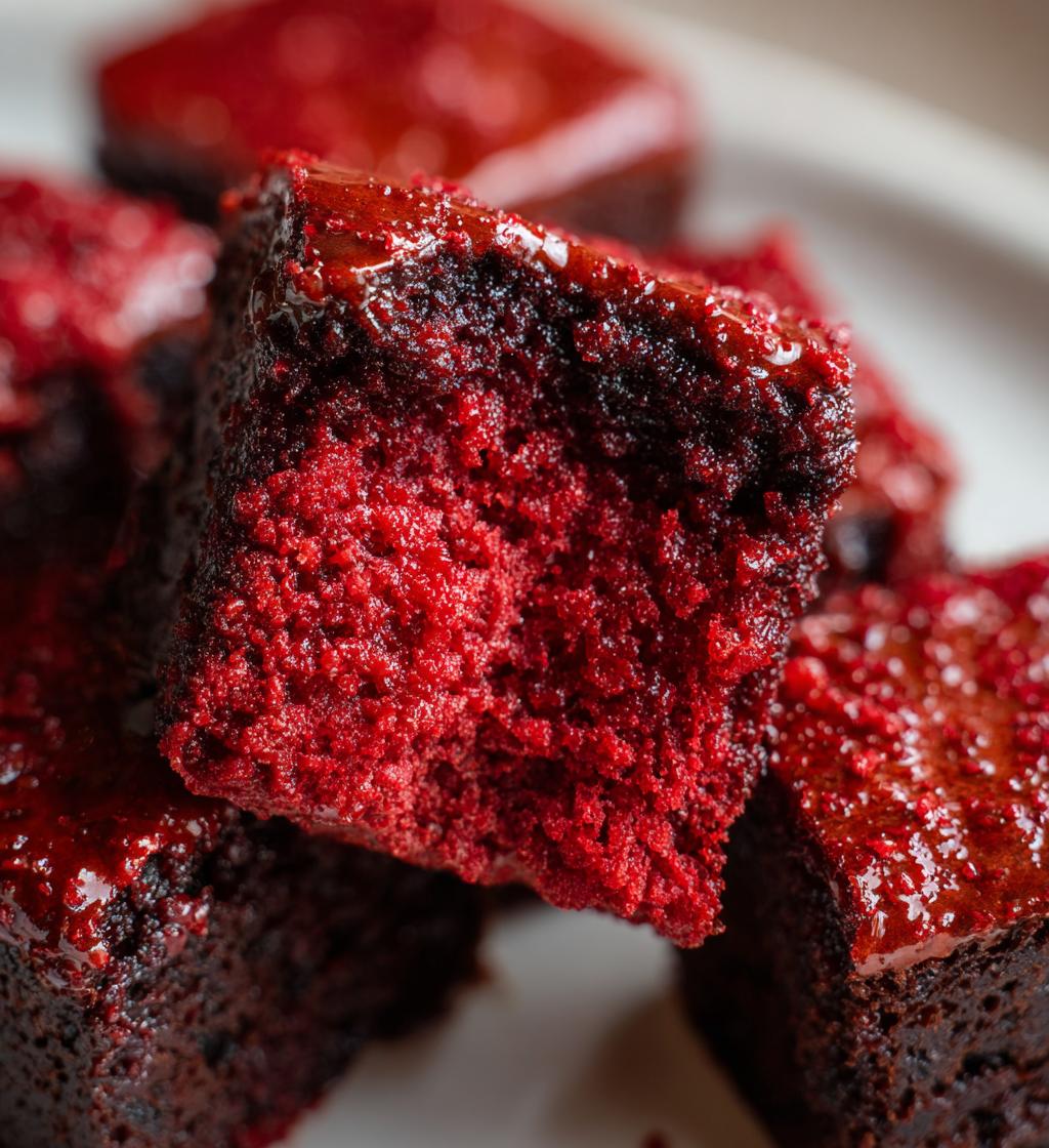 Red Velvet Brownies