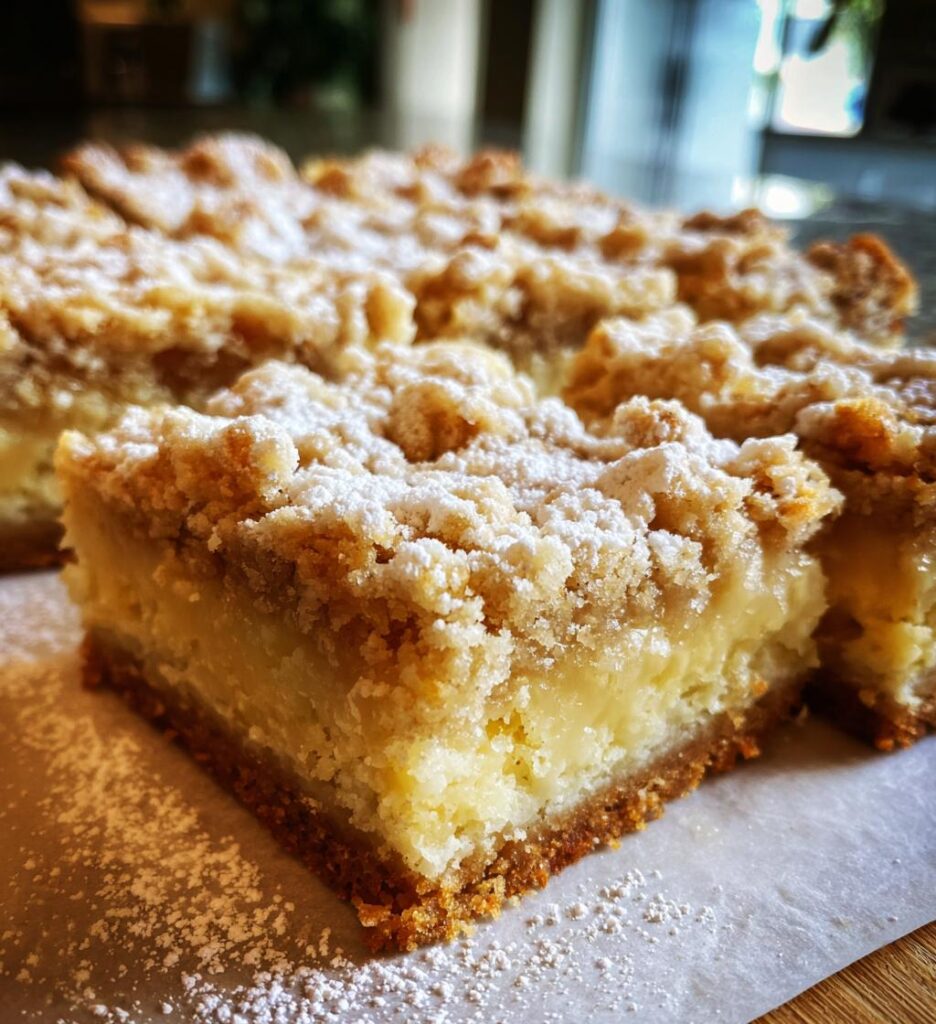 Ricotta Crumb Bars