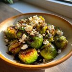Roasted Brussels Sprouts Goat Cheese