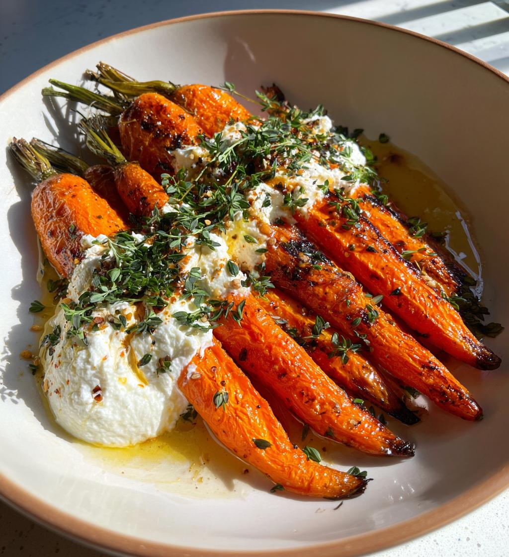 Roasted Carrots Whipped Ricotta - detail 1