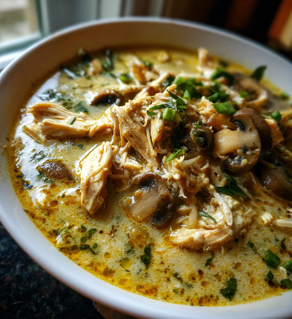 Rotisserie Chicken Mushroom Soup - detail 1