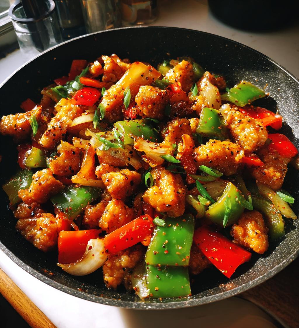 Salt and Pepper Chicken - detail 1