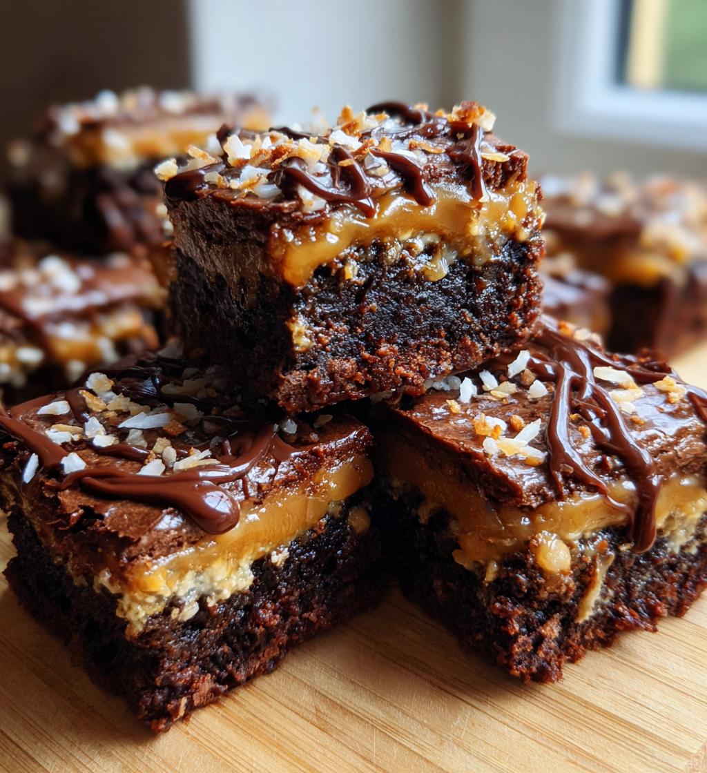 Samoa Brownies