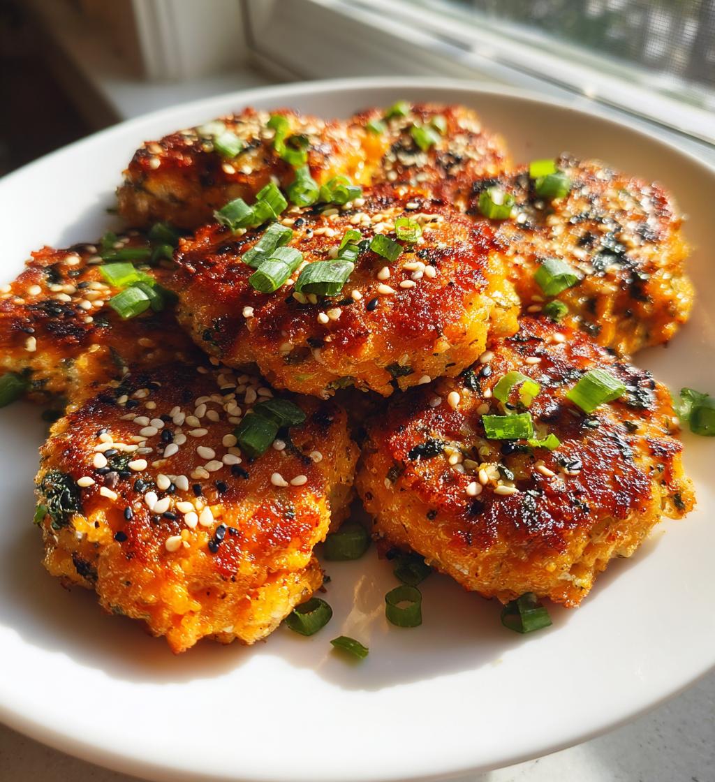Sesame Crusted Salmon Patties - detail 1