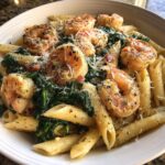 Shrimp Penne Spinach