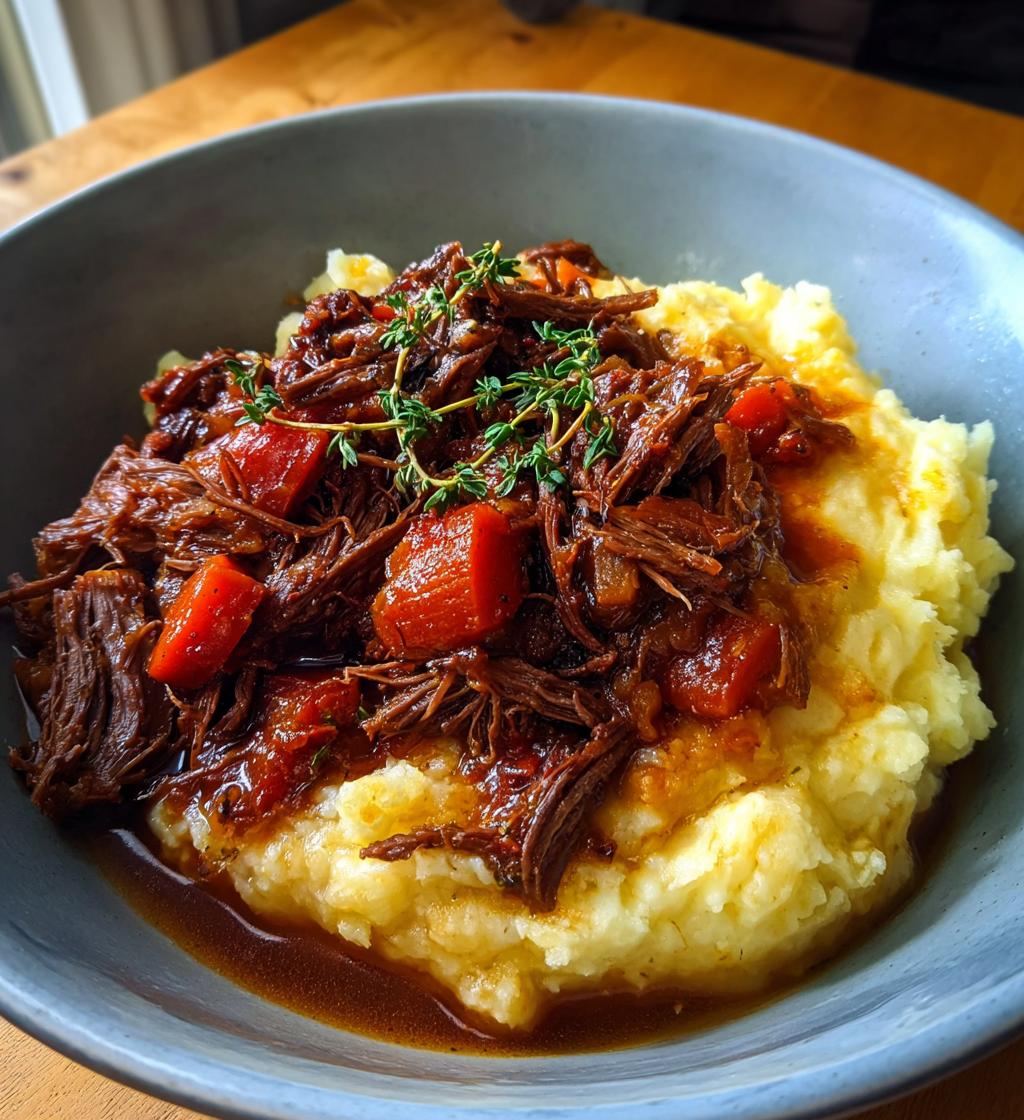 Slow Cooker Beef Manhattan