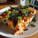 Spicy Salmon Sushi Bake
