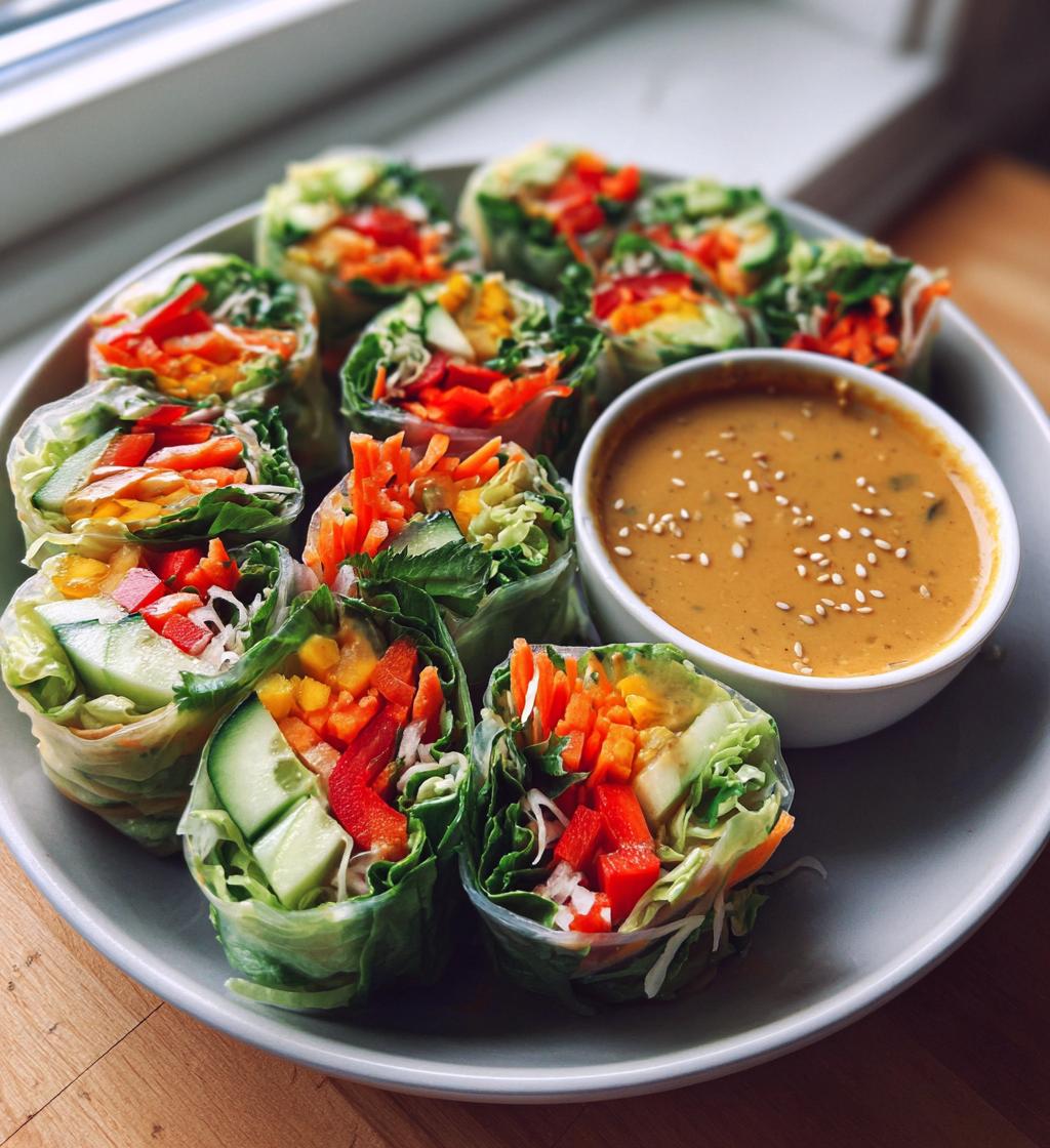 Spring Roll Salad Peanut Dressing - detail 1