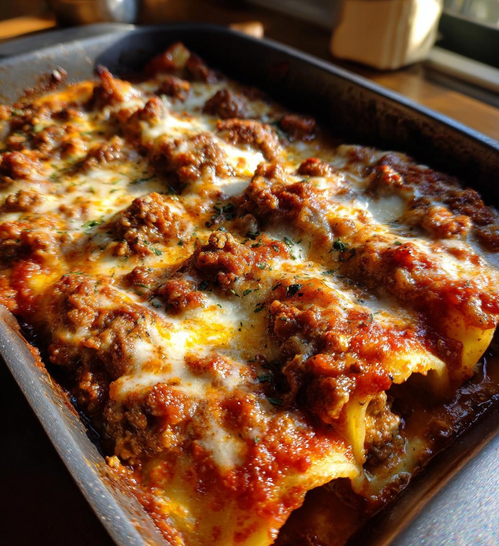 Stuffed Manicotti Meat Sauce - detail 1