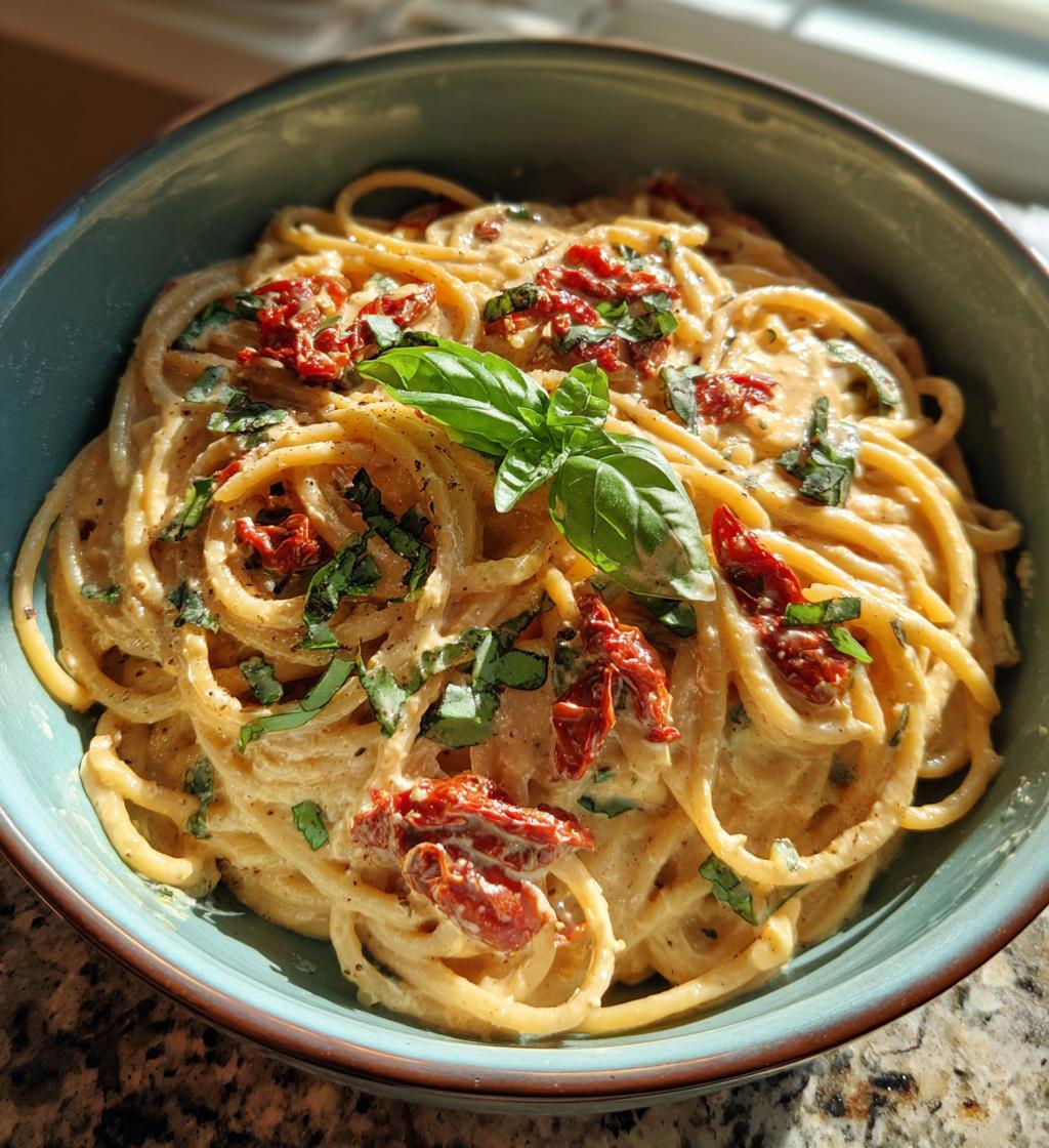 Sun Dried Tomato Tahini Pasta - detail 1
