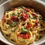 Sun Dried Tomato Tahini Pasta