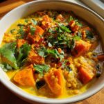 Sweet Potato Coconut Lentil Stew