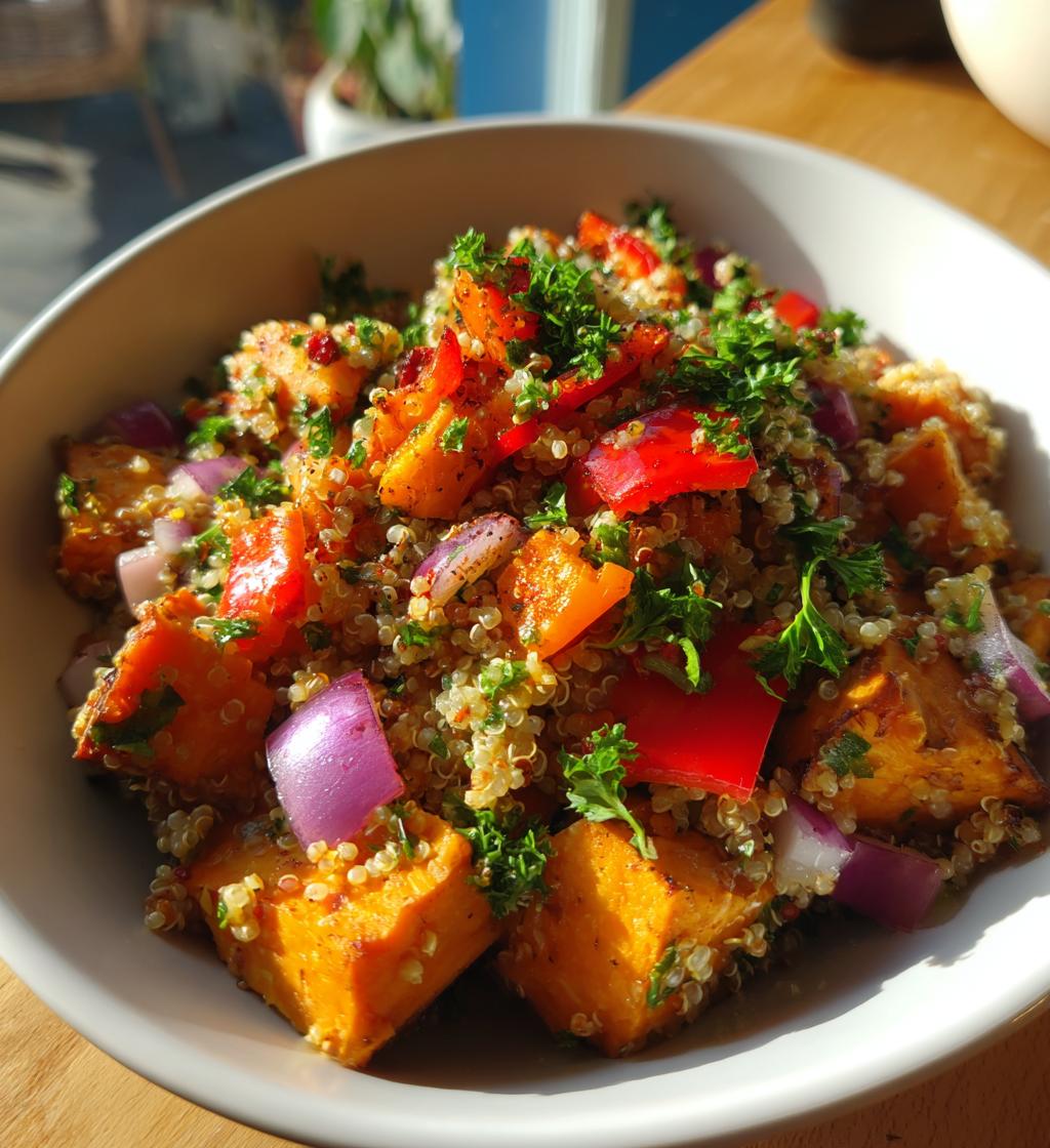 Sweet Potato Quinoa Salad - detail 1