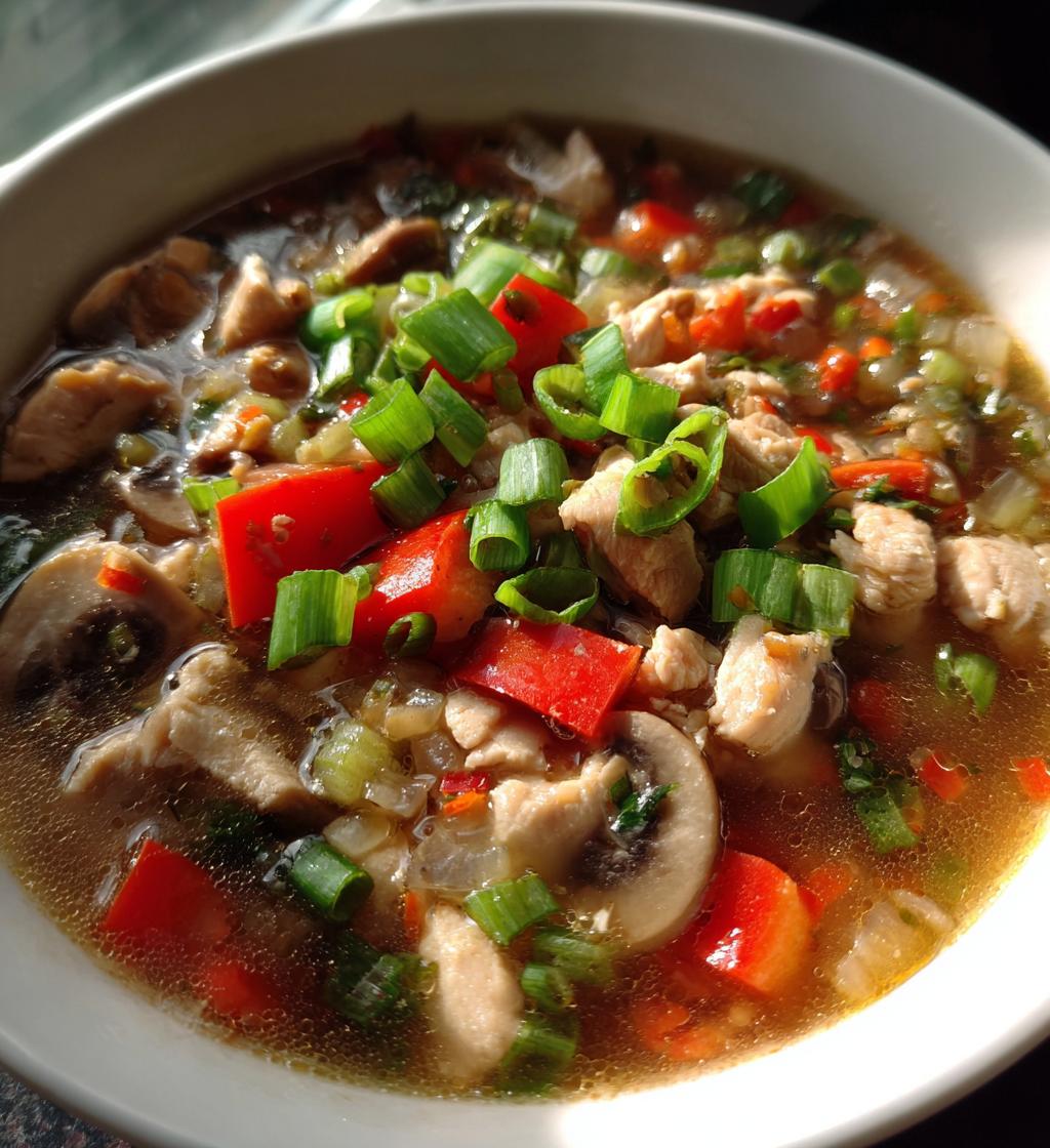 Thai Ginger Chicken Soup - detail 1