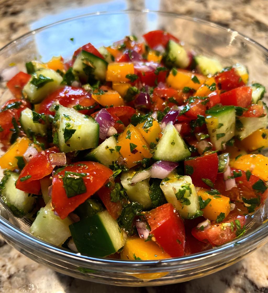 Turkish Shepherd Salad - detail 1