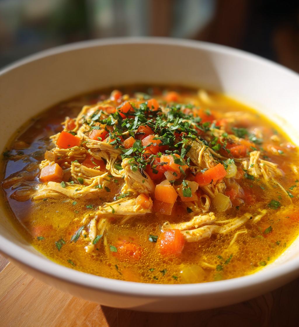 Turmeric Chicken Soup - detail 1