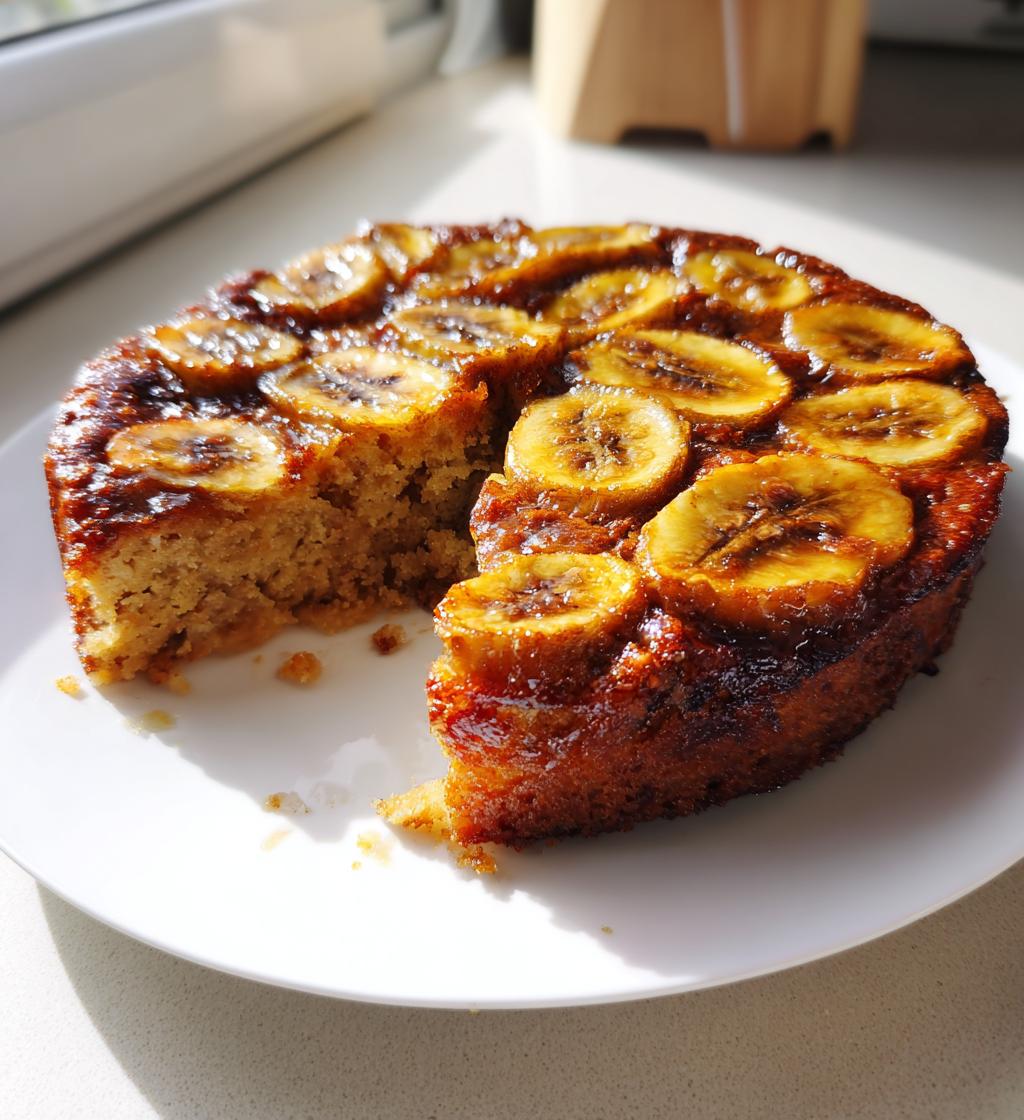 Upside Down Banana Bread Cake - detail 1