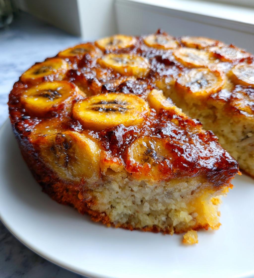 Upside Down Banana Bread Cake