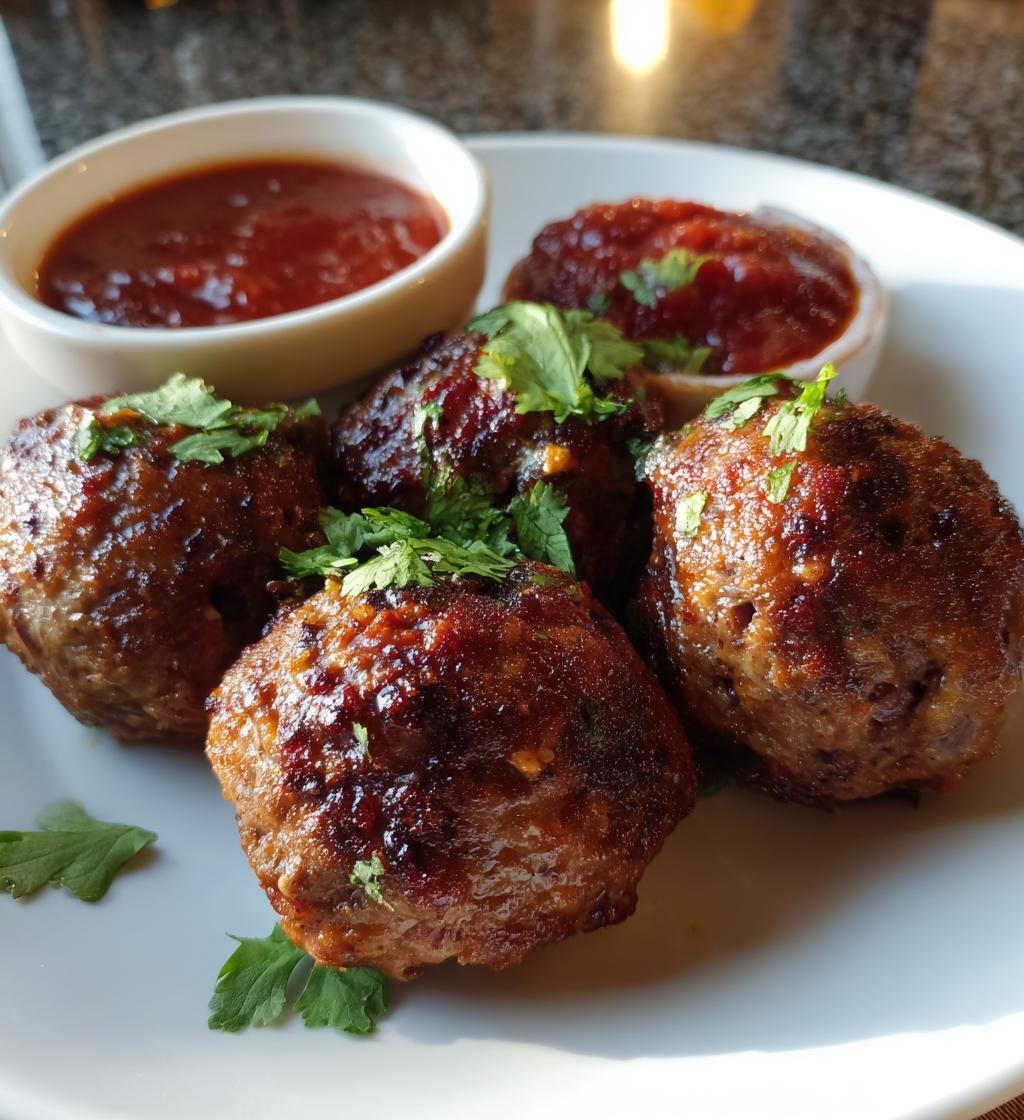Vegan Black Bean Meatballs - detail 1