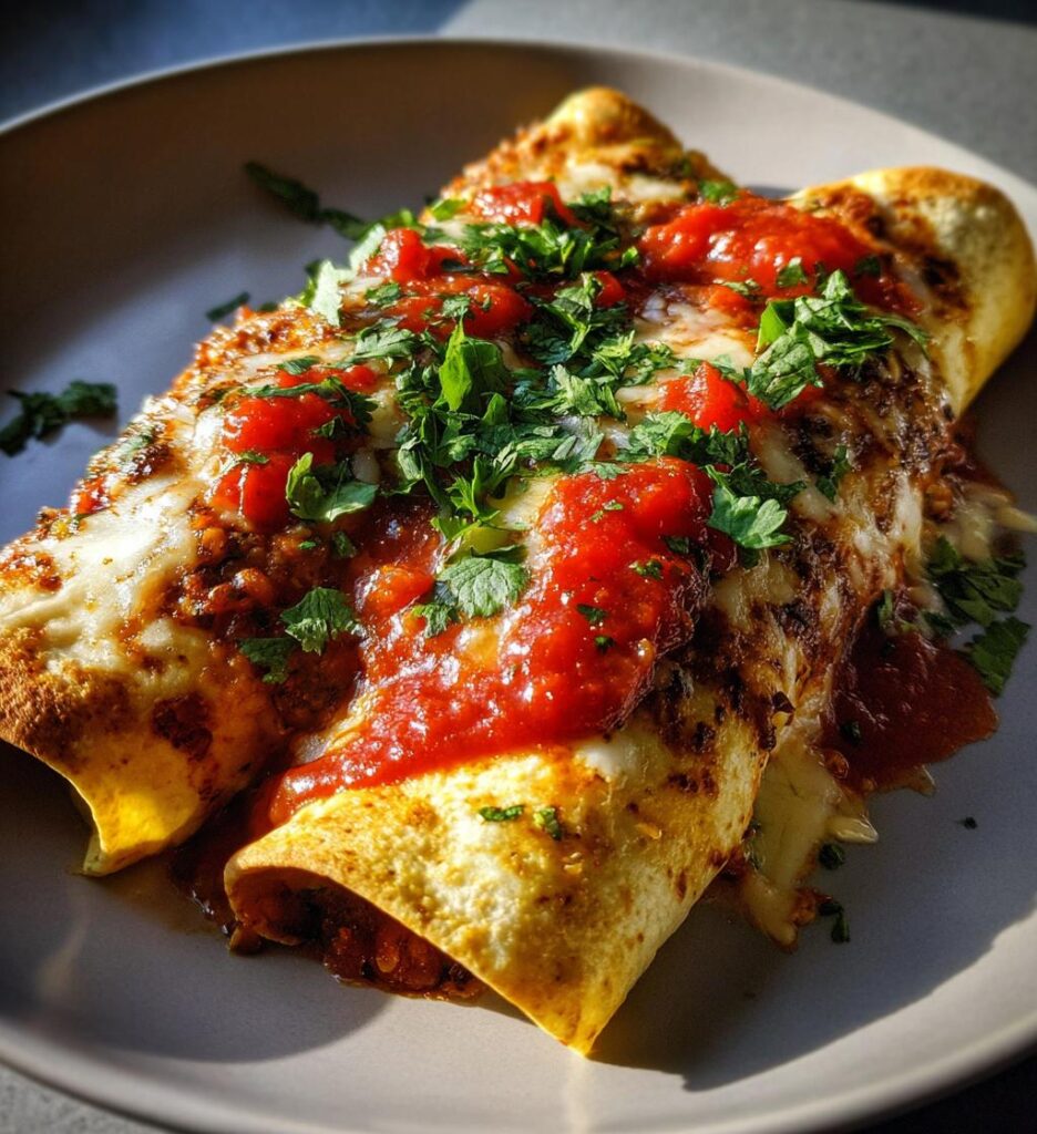 Vegan Lentil Enchiladas