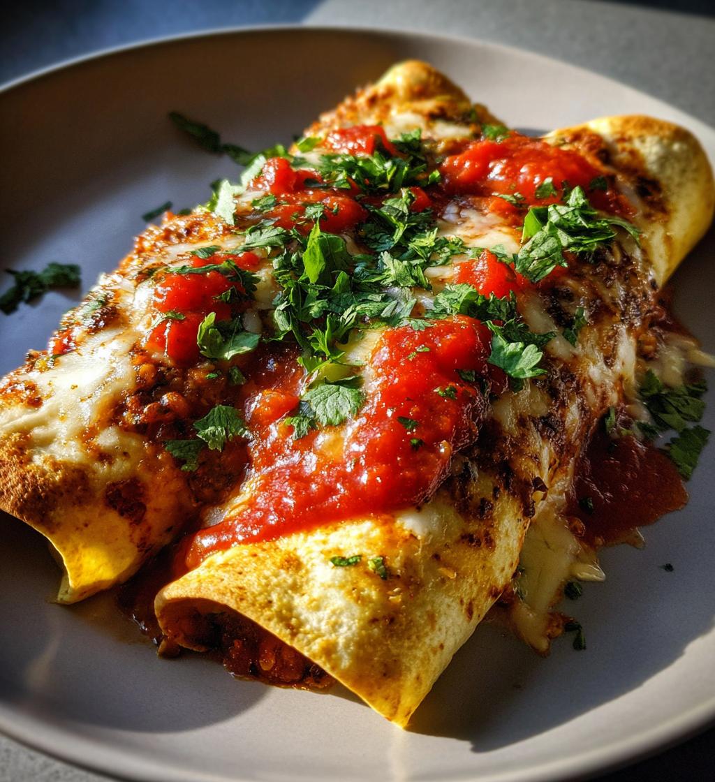 Vegan Lentil Enchiladas