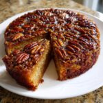 Vegan Pecan Upside Down Cake