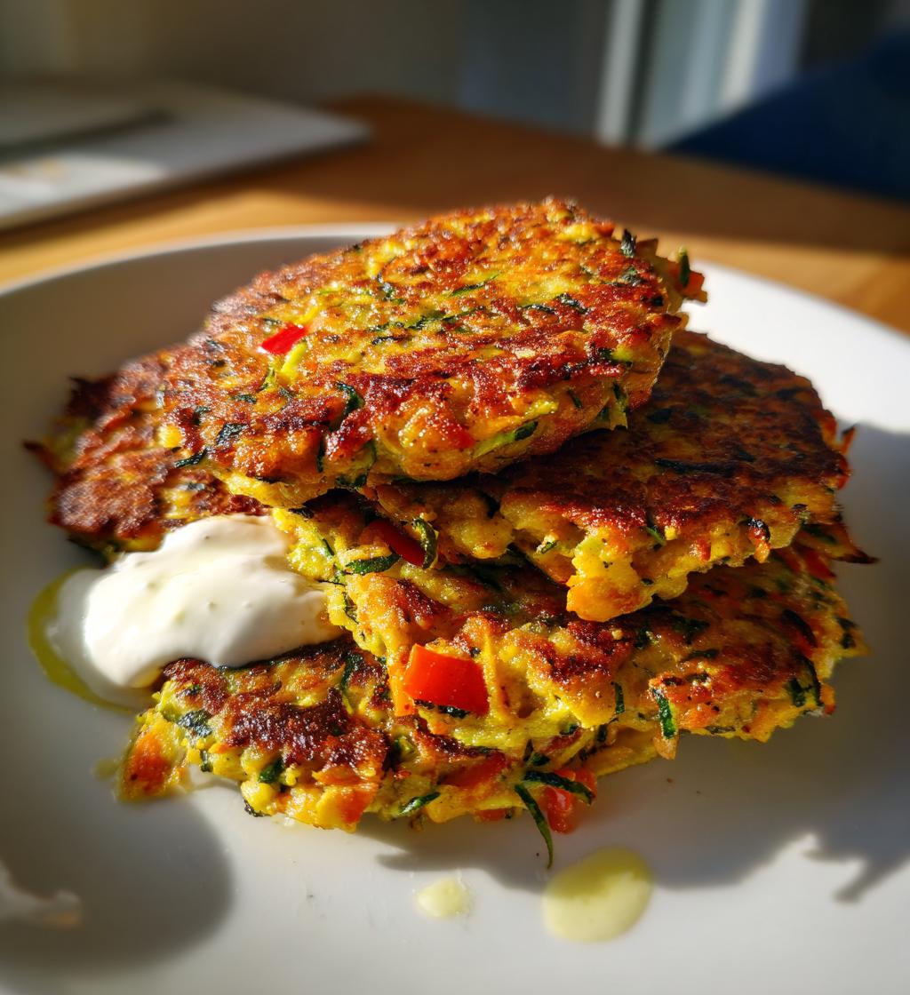 Vegetable Pancakes - detail 1