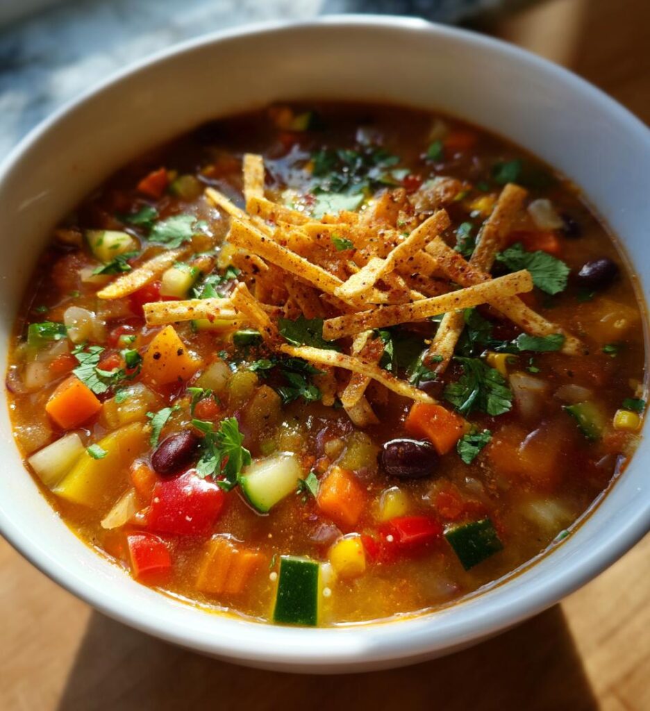 Vegetarian Tortilla Soup