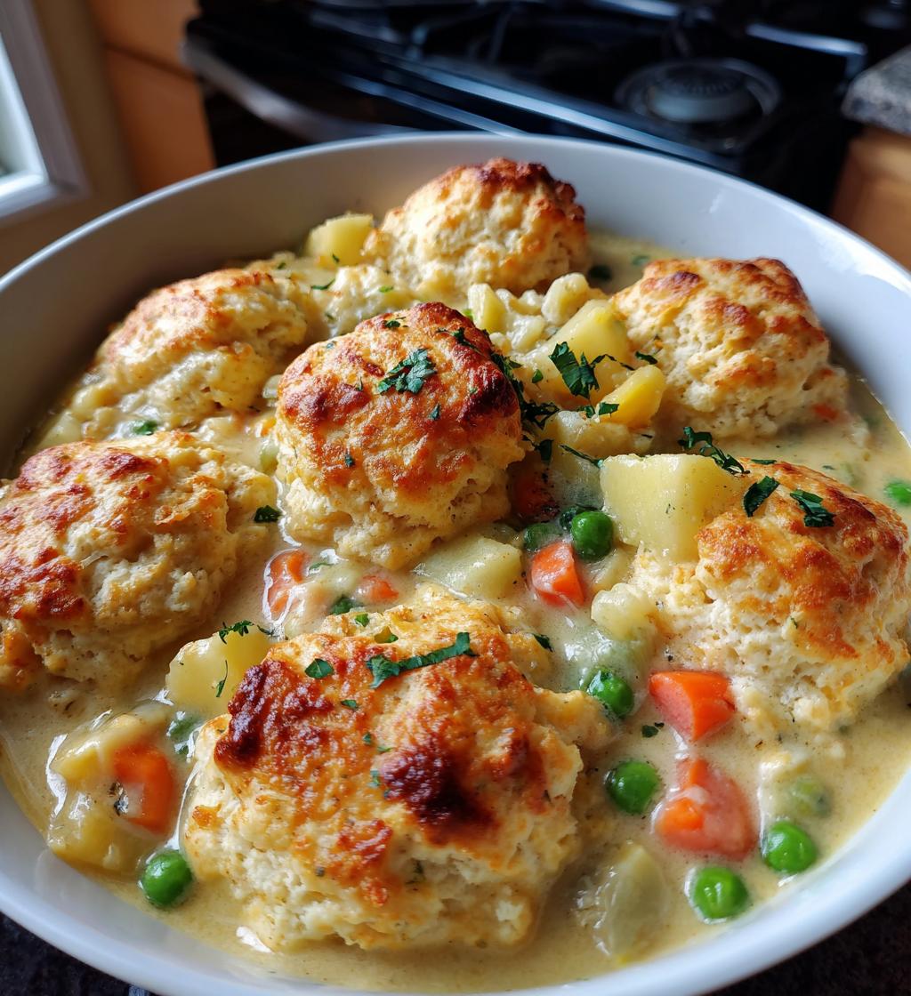 Veggie Pot Pie Soup - detail 1