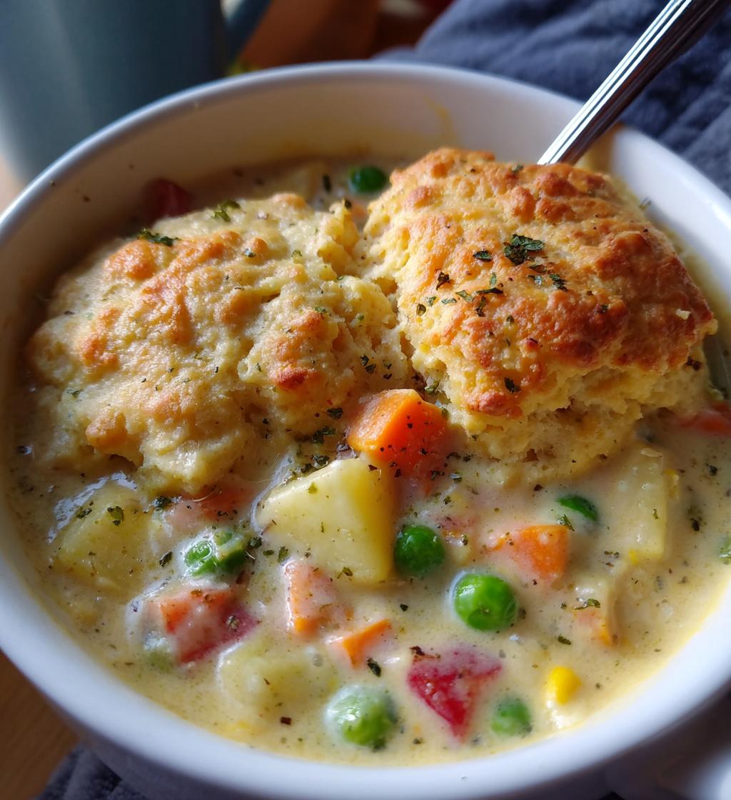 Veggie Pot Pie Soup