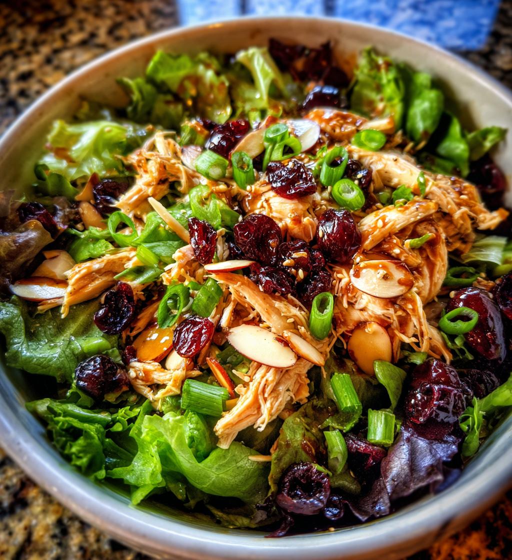 Asian Chicken Cranberry Salad - detail 1