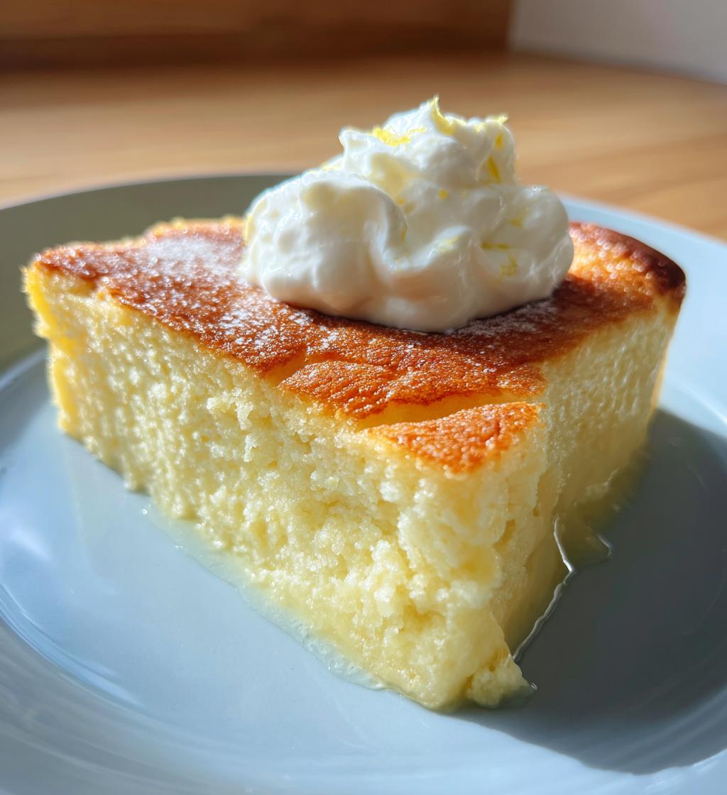 Baked Lemon Pudding - detail 1