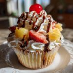 Banana Split Cupcakes