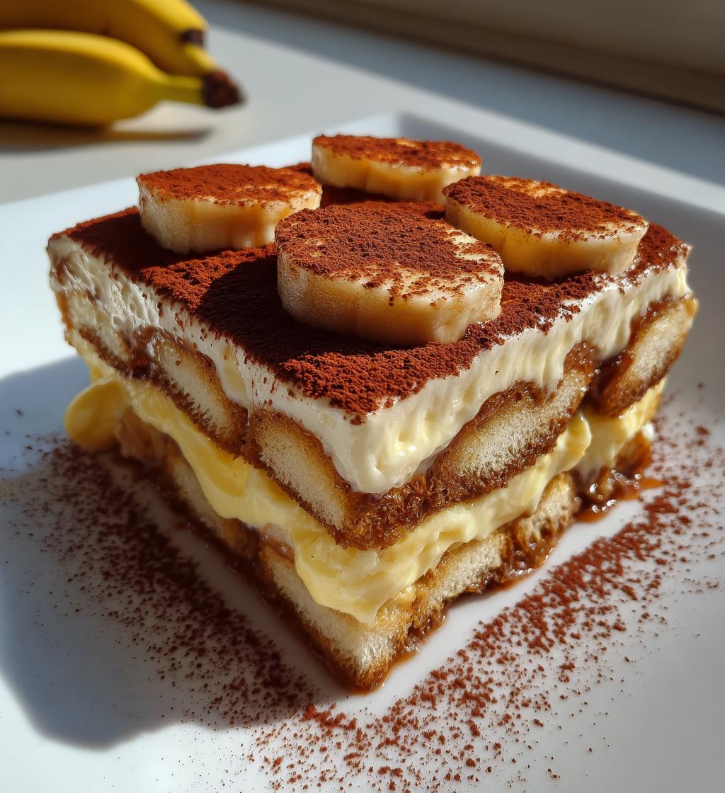 Banana Tiramisu - detail 1