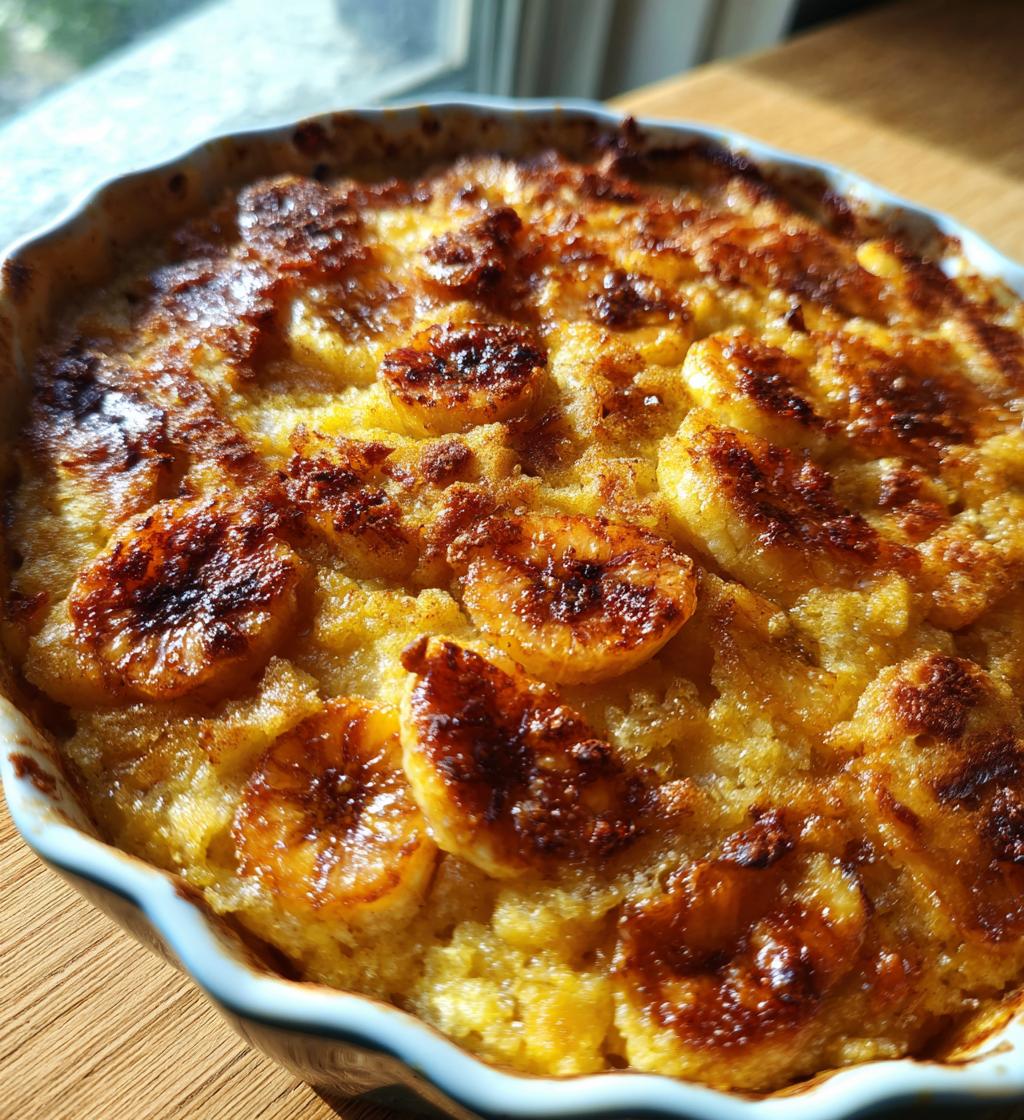 Bananas Foster Cobbler - detail 1