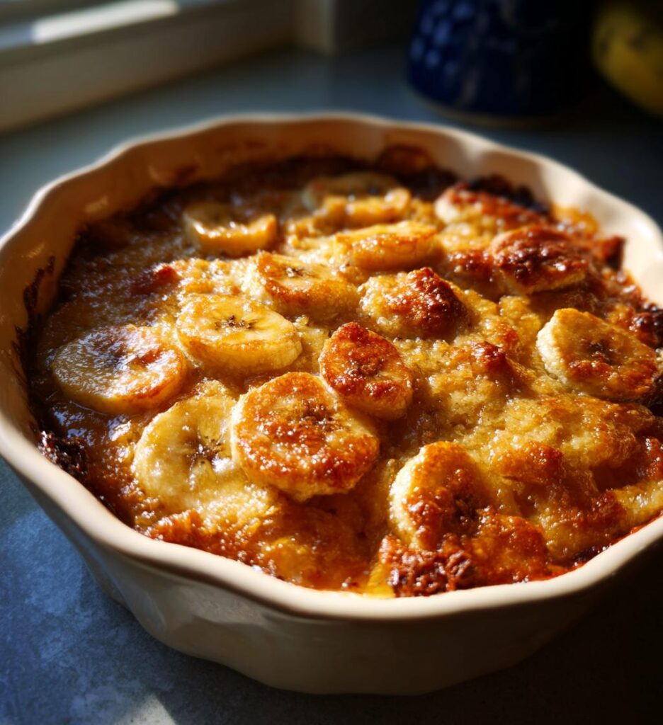 Bananas Foster Cobbler