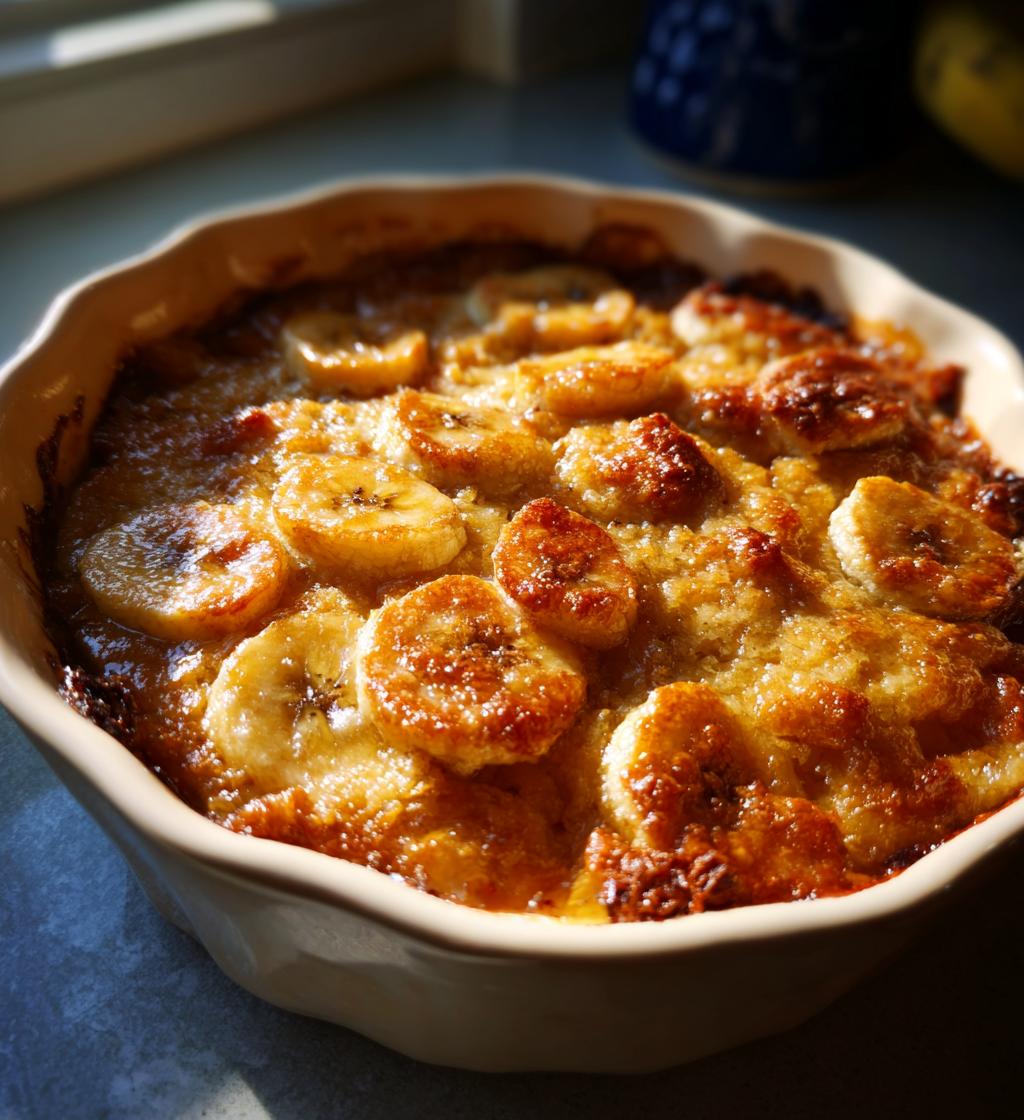 Bananas Foster Cobbler
