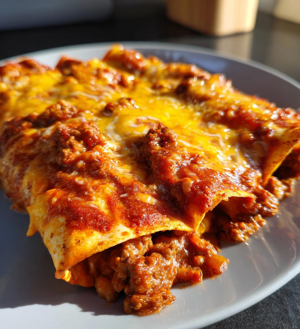 Beef Enchiladas