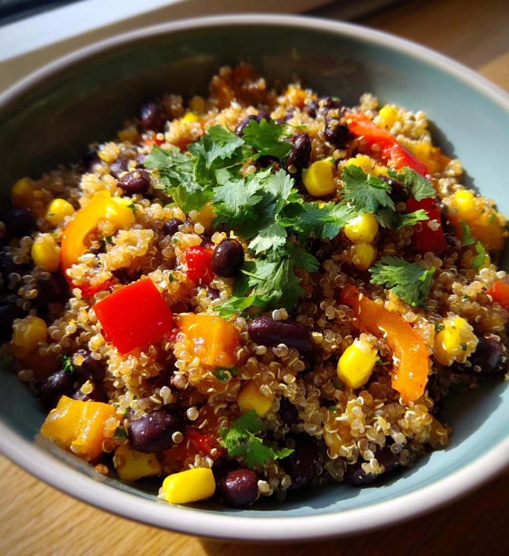 Black Bean Quinoa Salad - detail 1