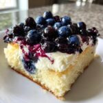 Blueberry Cheesecake Dump Cake