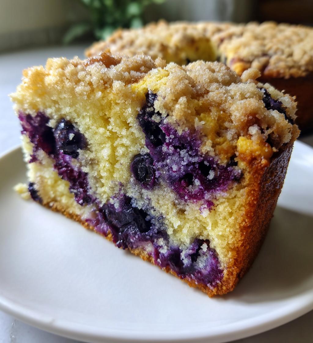 Blueberry Crumb Cake - detail 1