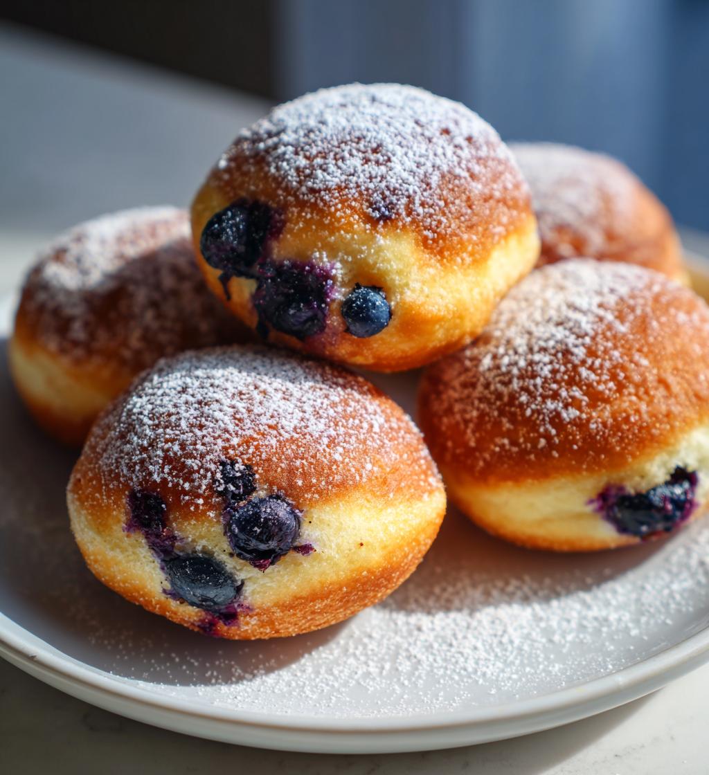 Blueberry Donuts - detail 1