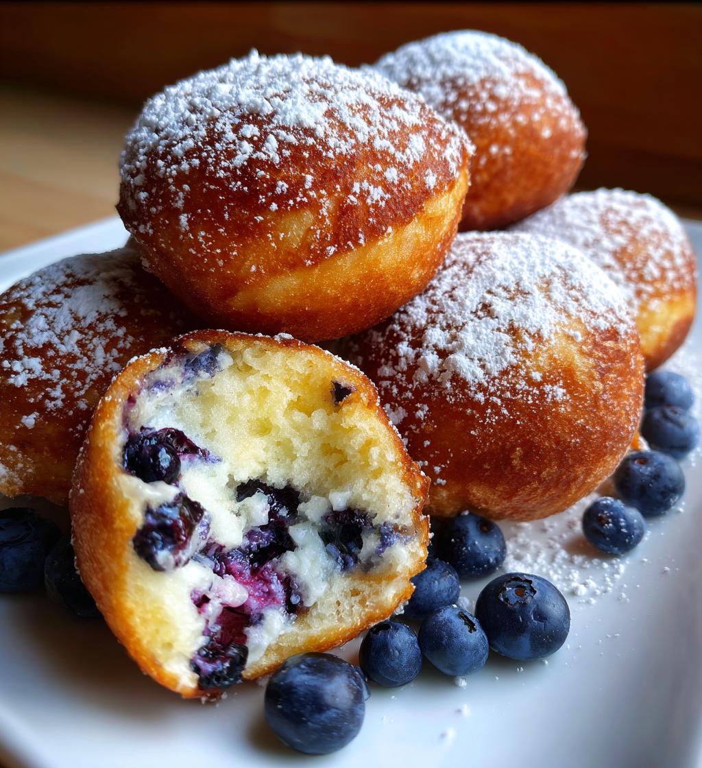 Blueberry Donuts