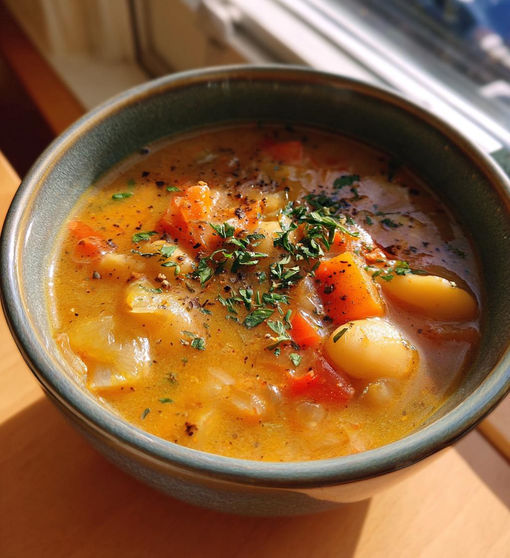 Butter Bean Onion Soup