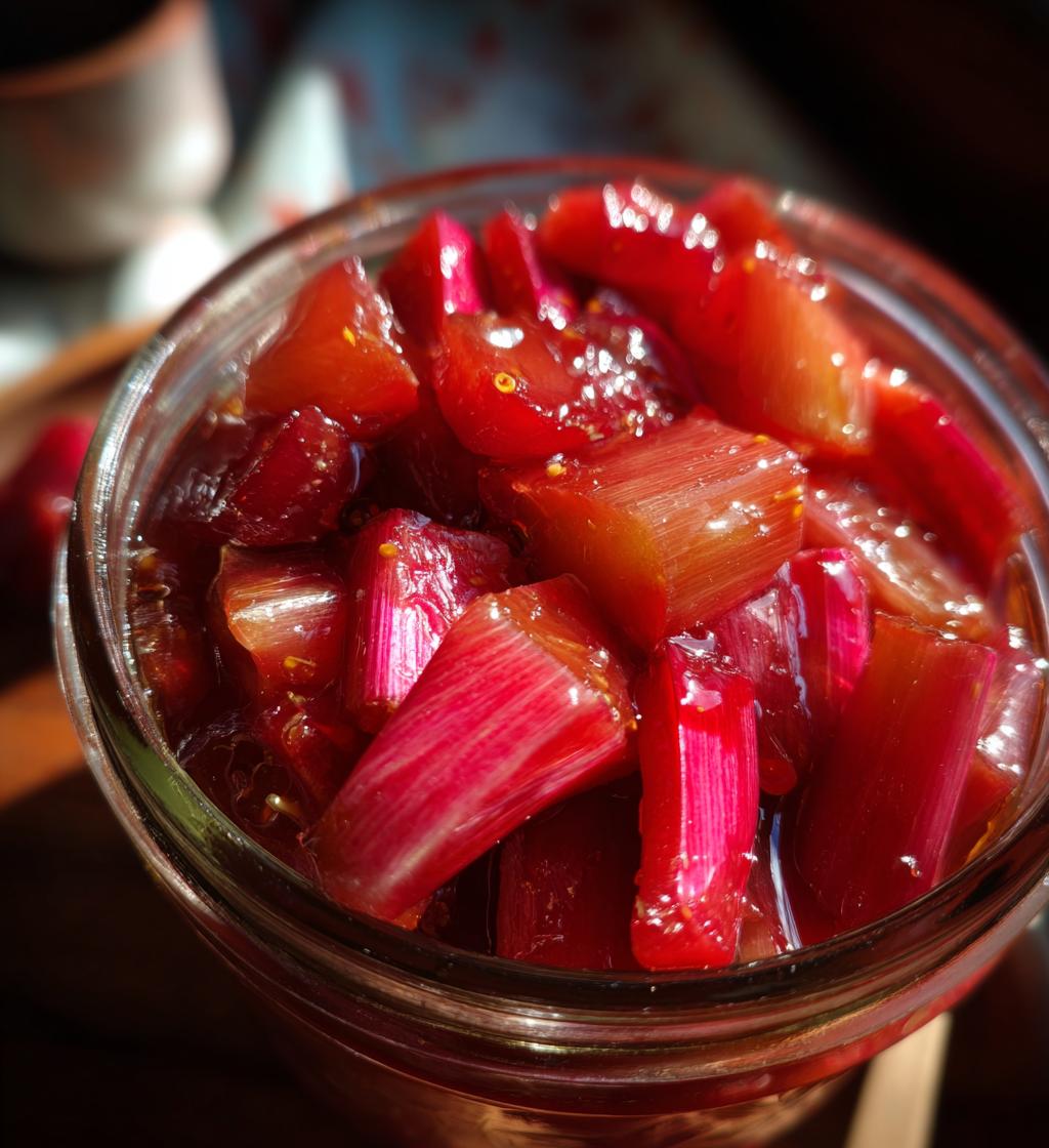 Candied Rhubarb
