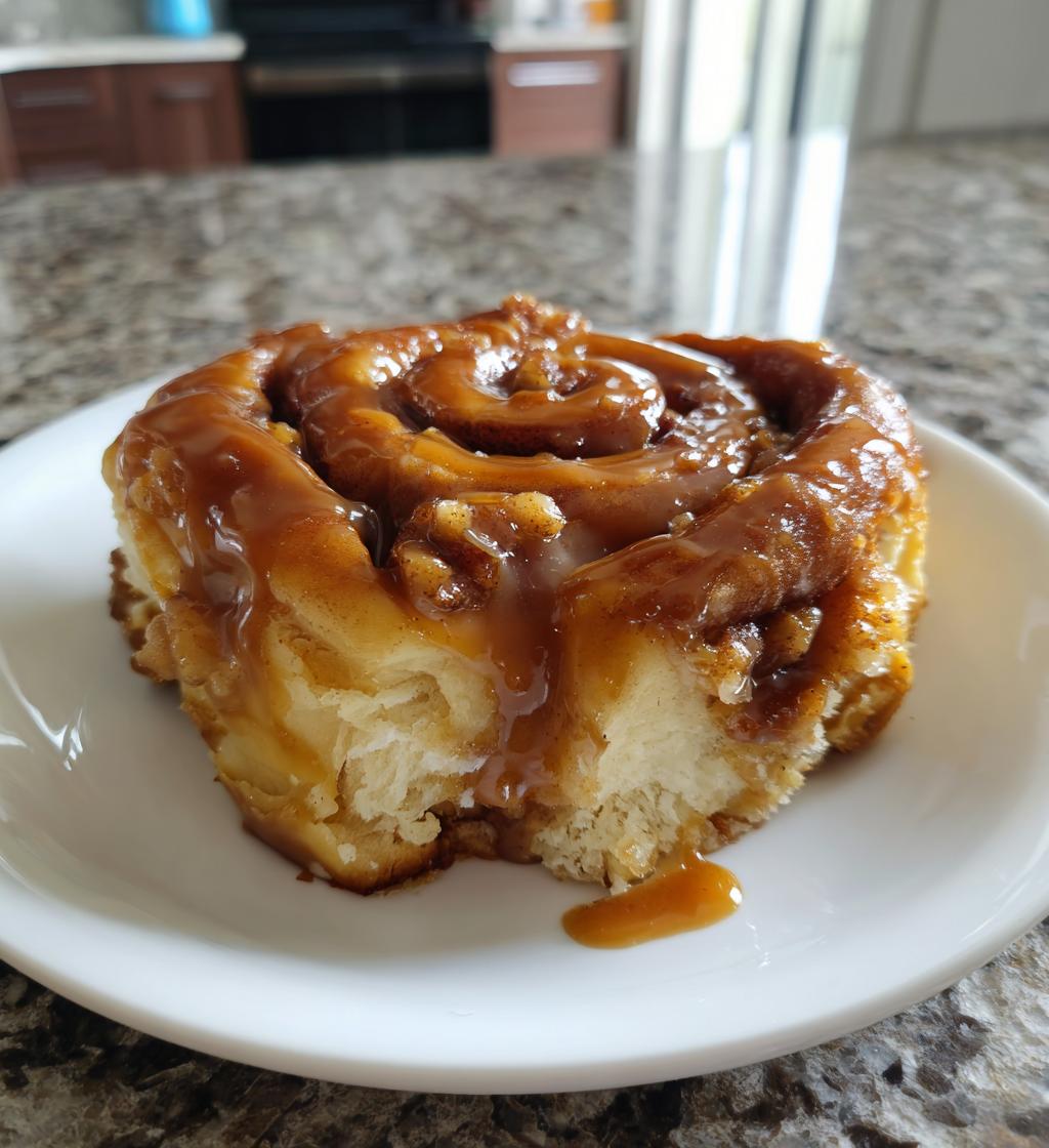 Caramel Apple Cinnamon Rolls