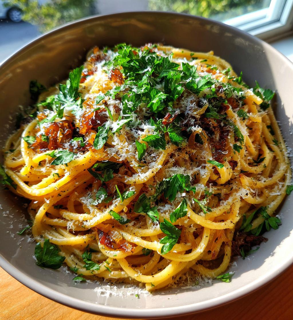 Caramelized Onion Pasta