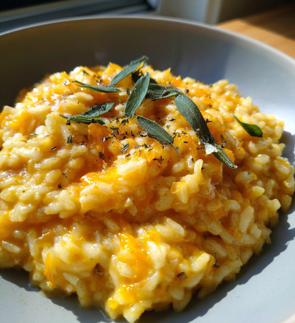 Cheddar Sage Risotto