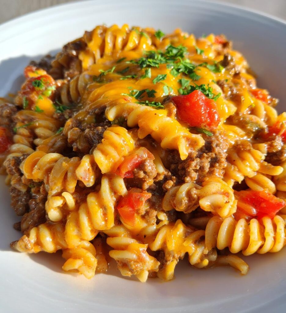 Cheesy Beef Rotini